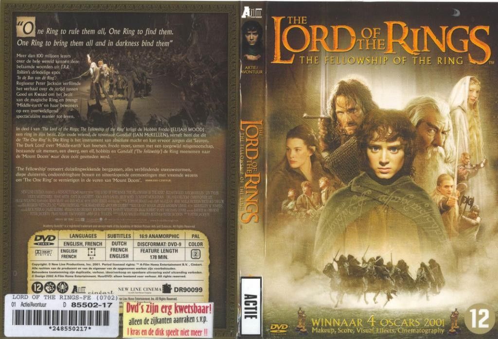 The Lord Of The Rings THE FELLOWSHIP OF THE RING MISC DVD