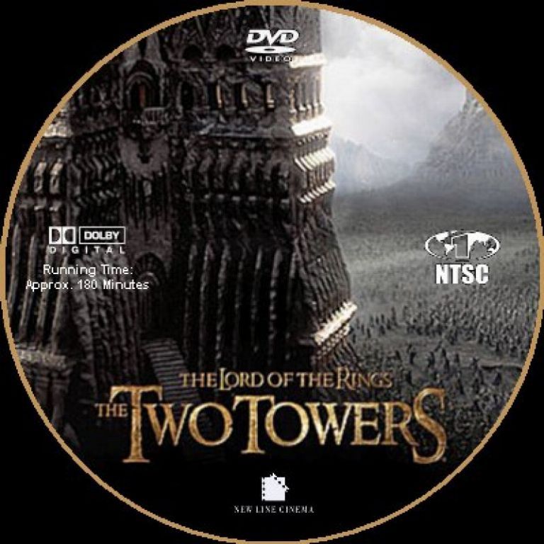The Lord Of The Rings The Two Towers DVD Cd CUSTOM