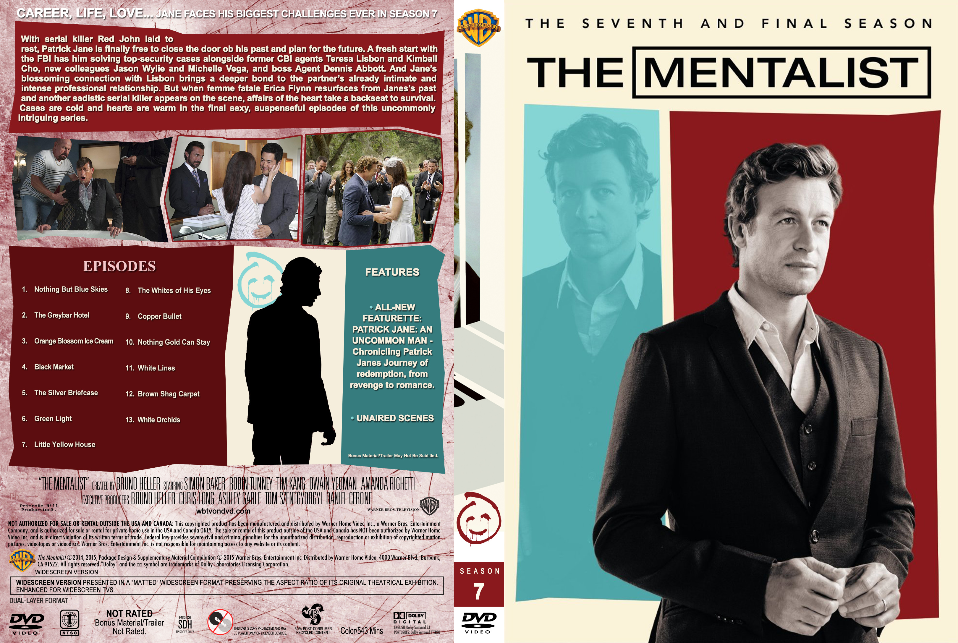 The Mentalist Season 7 part of a spanning Covers