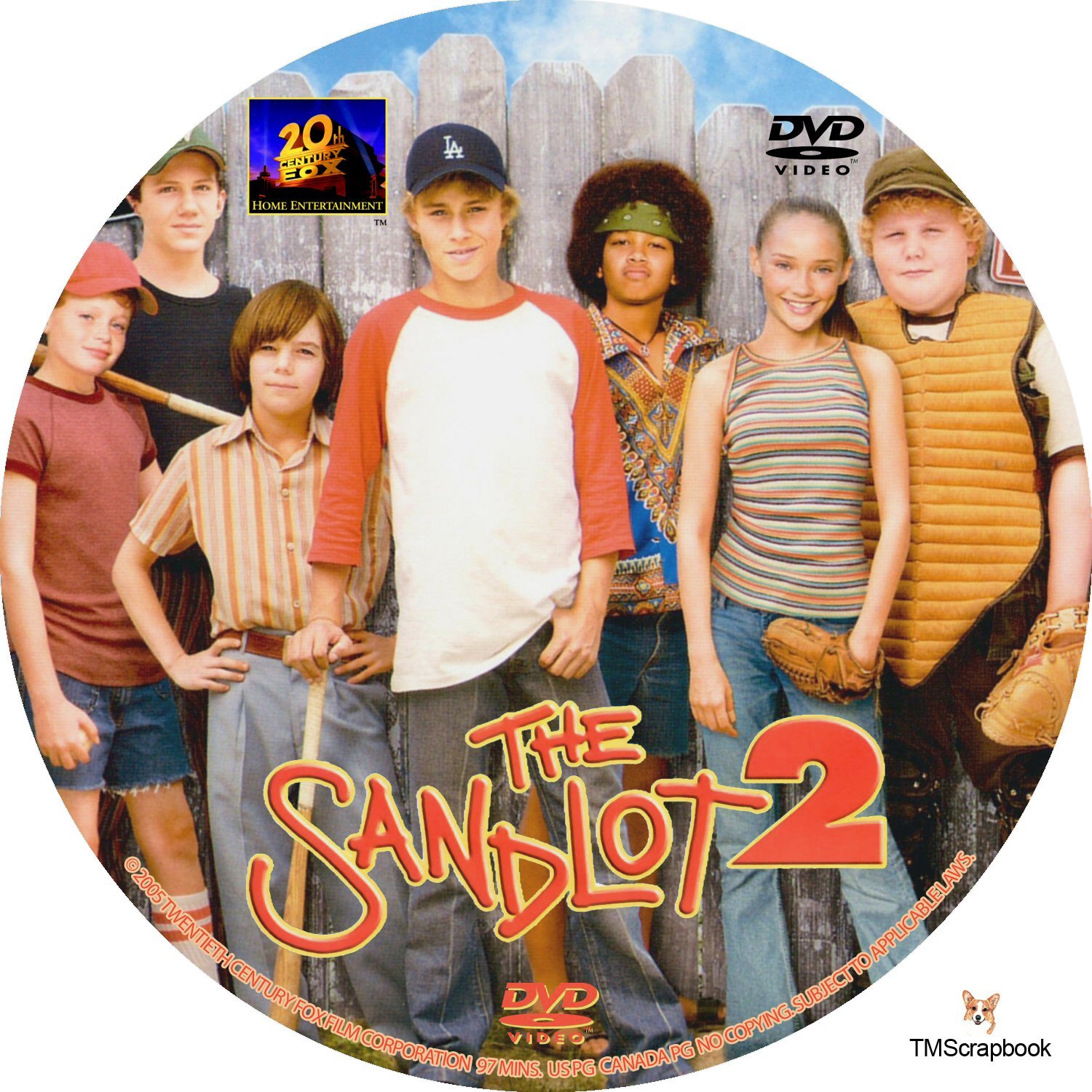 The Sandlot 2 2005 R1  label