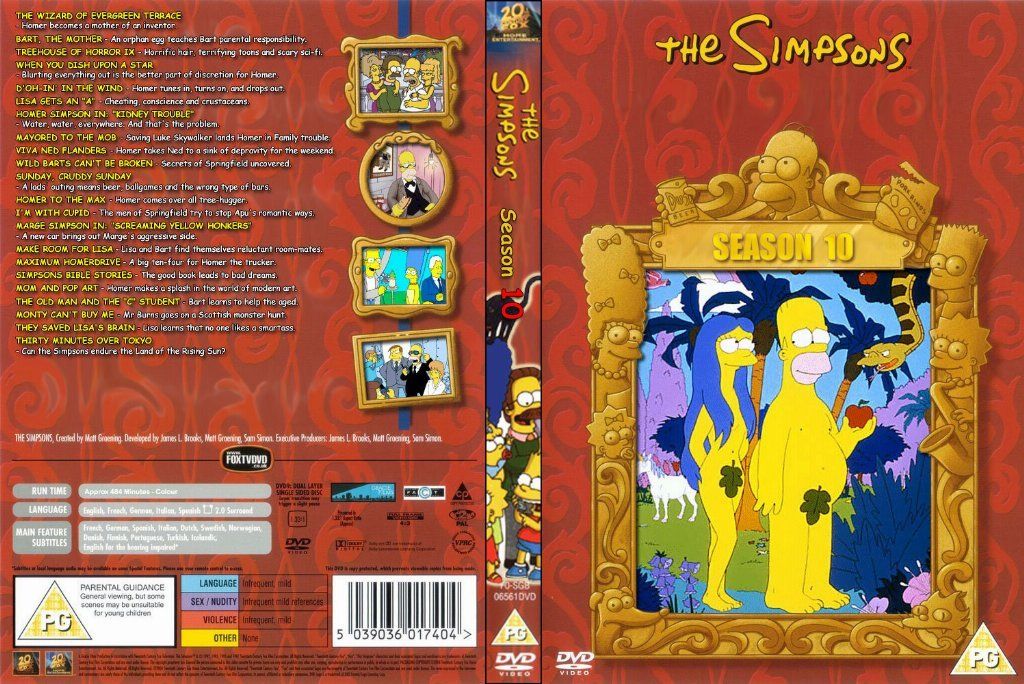 The Simpsons Seasons 10 DVD US