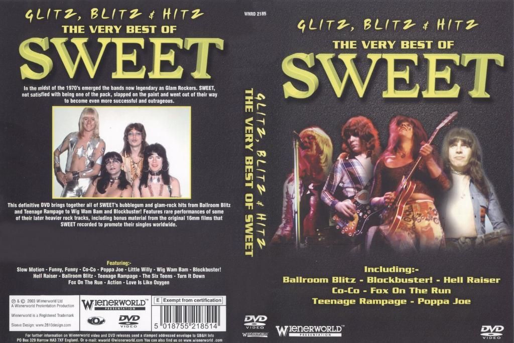 The Sweet Glitz Blitz and Hitz DVD US