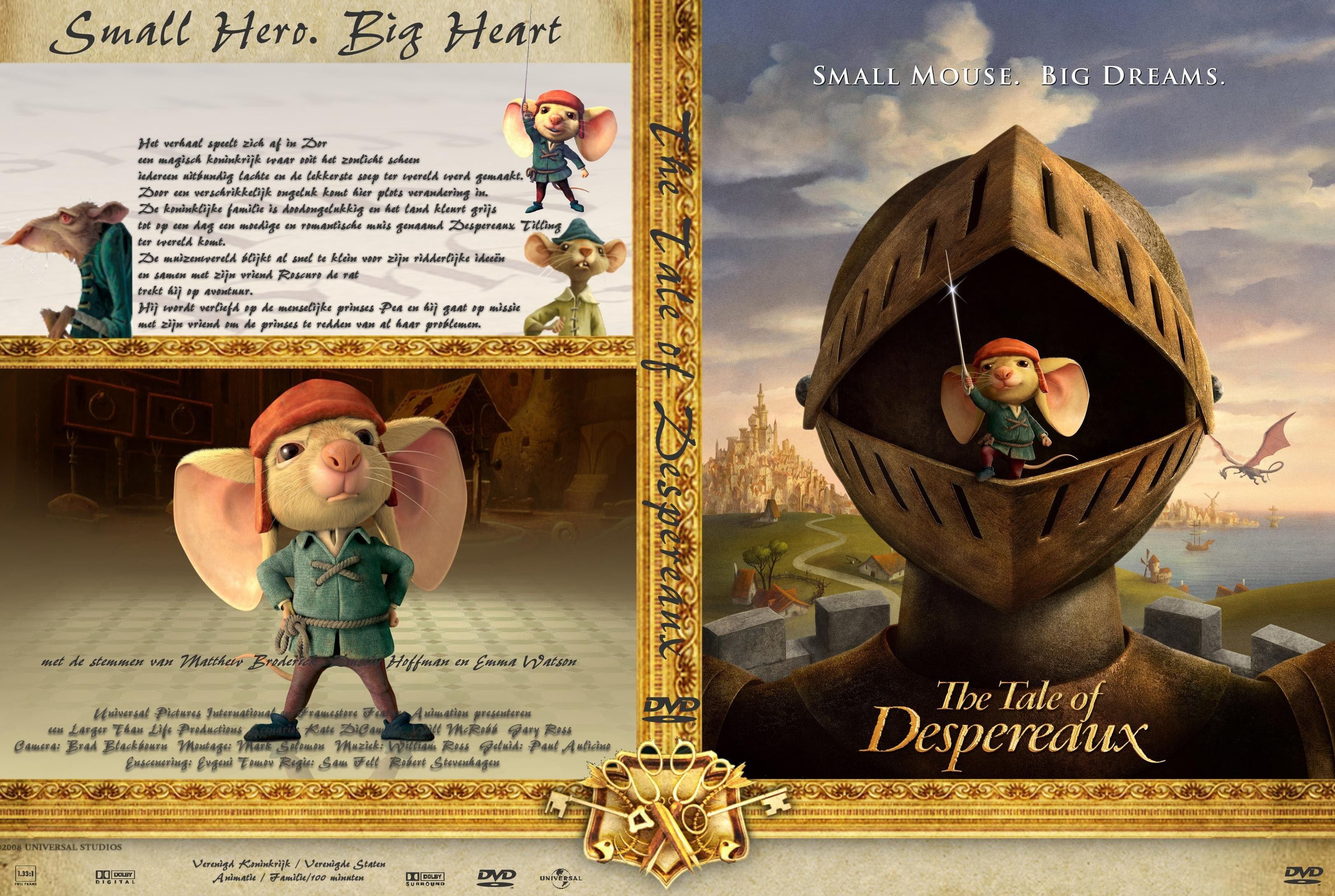 The Tale Of Despereaux DVD NL CUSTOM