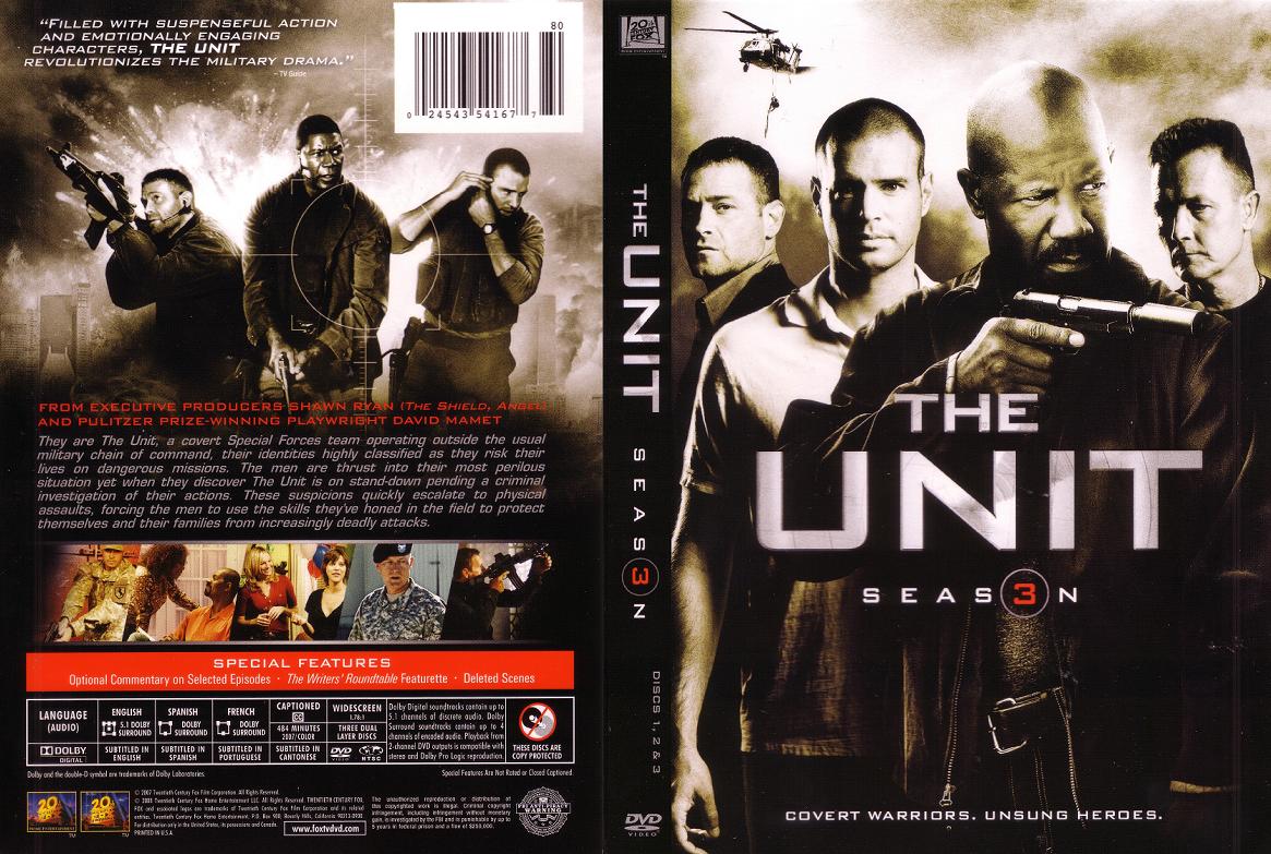 The Unit Season 3 Front.