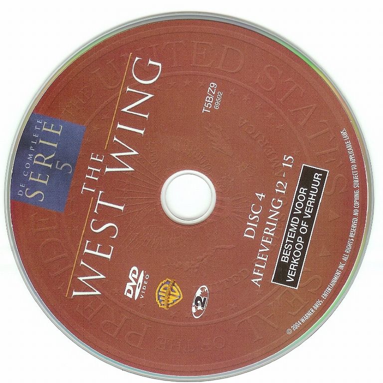 The west wing season 5 12 15 dvd cd nl dvd covers cover century