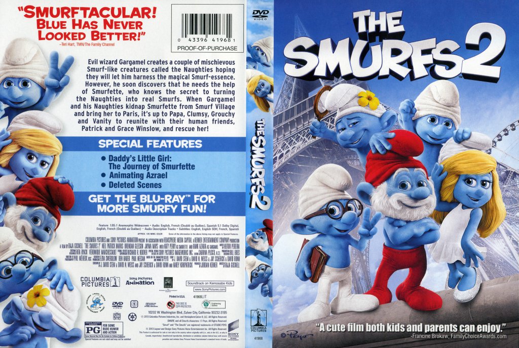 The Smurfs 2 2013 Scanned Cover