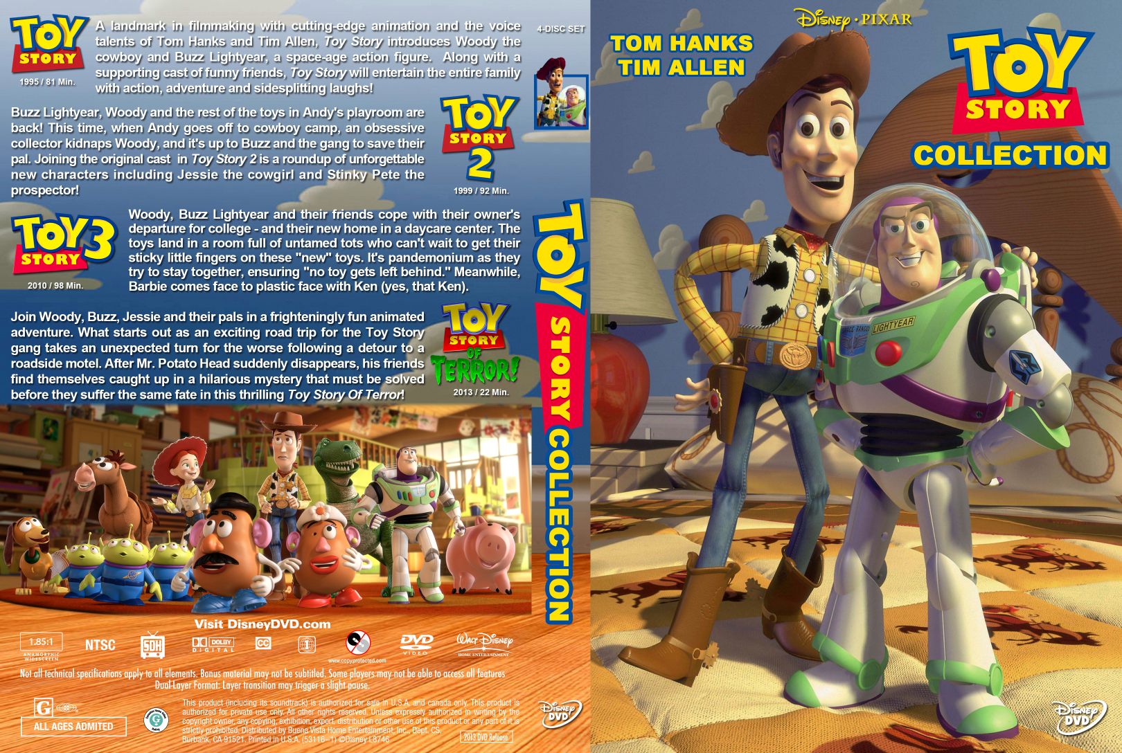 Toy Story Collection DVD Covers Cover Century Over Toy Story Collection DVD Covers Cover Century Over