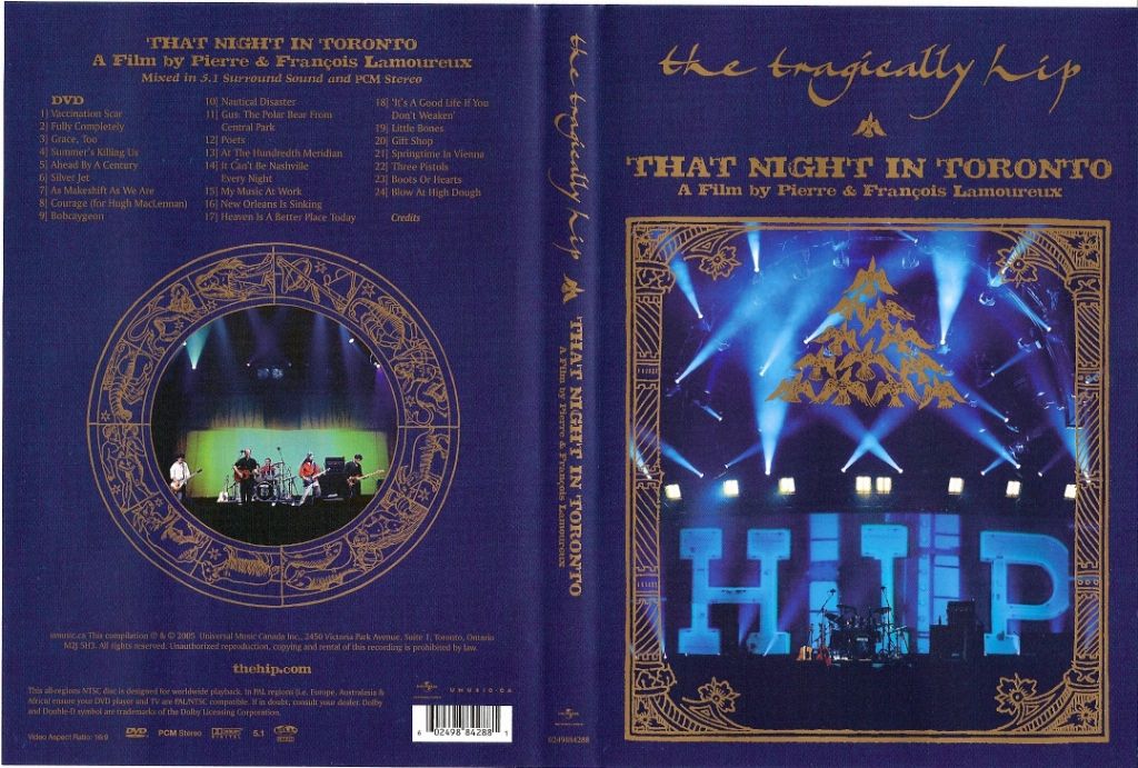 Tragically Hip That Night In Toronto DVD US