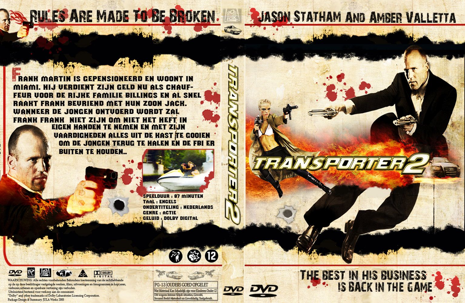 Transporter 2 DVD NL CUSTOM