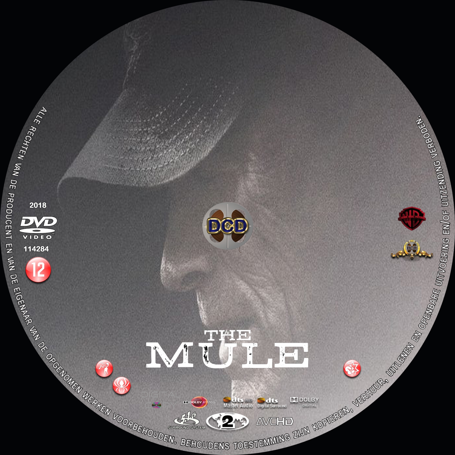 the mule(2018) DVD Cover CD