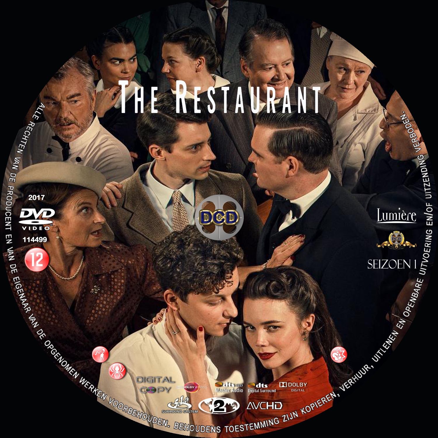 the restaurant s1 (2017) DVD Cover CD