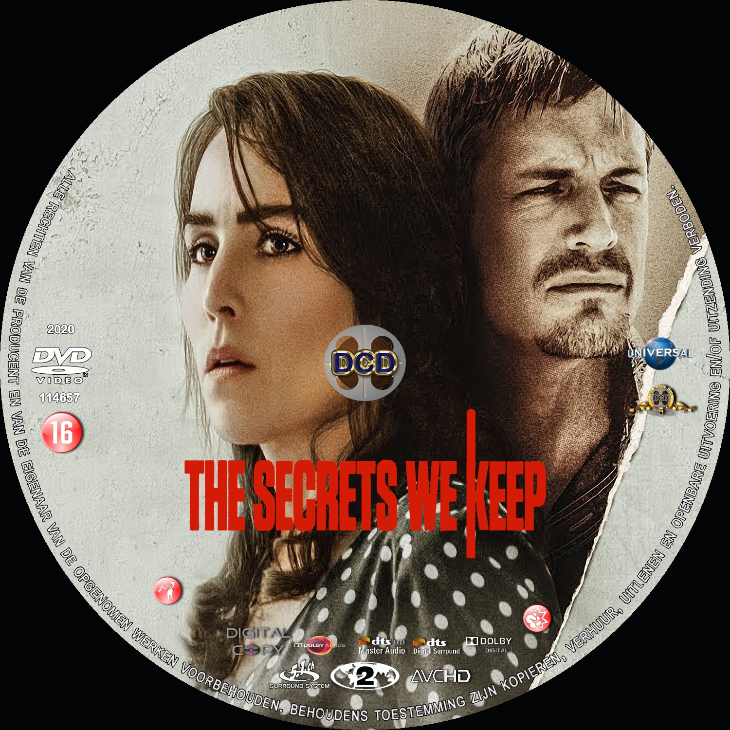 the secrets we keep (2020) DVD Cover CD