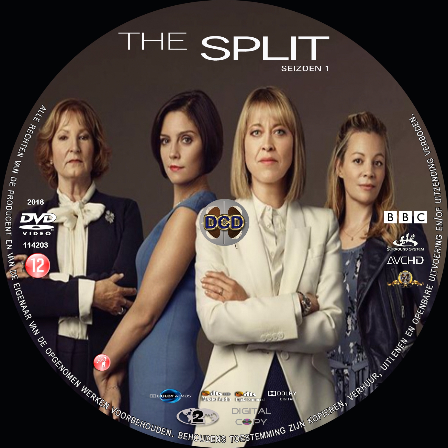 the split s1 (2018) DVD Cover CD