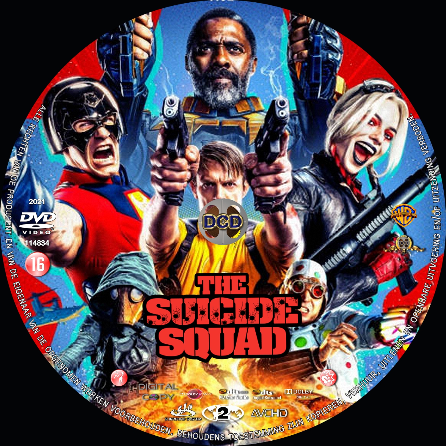 the suicide squad (2021) DVD Cover CD