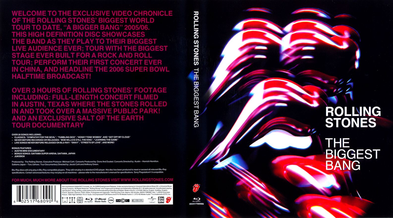 the rolling stones the biggest bang hr | DVD Covers | Cover