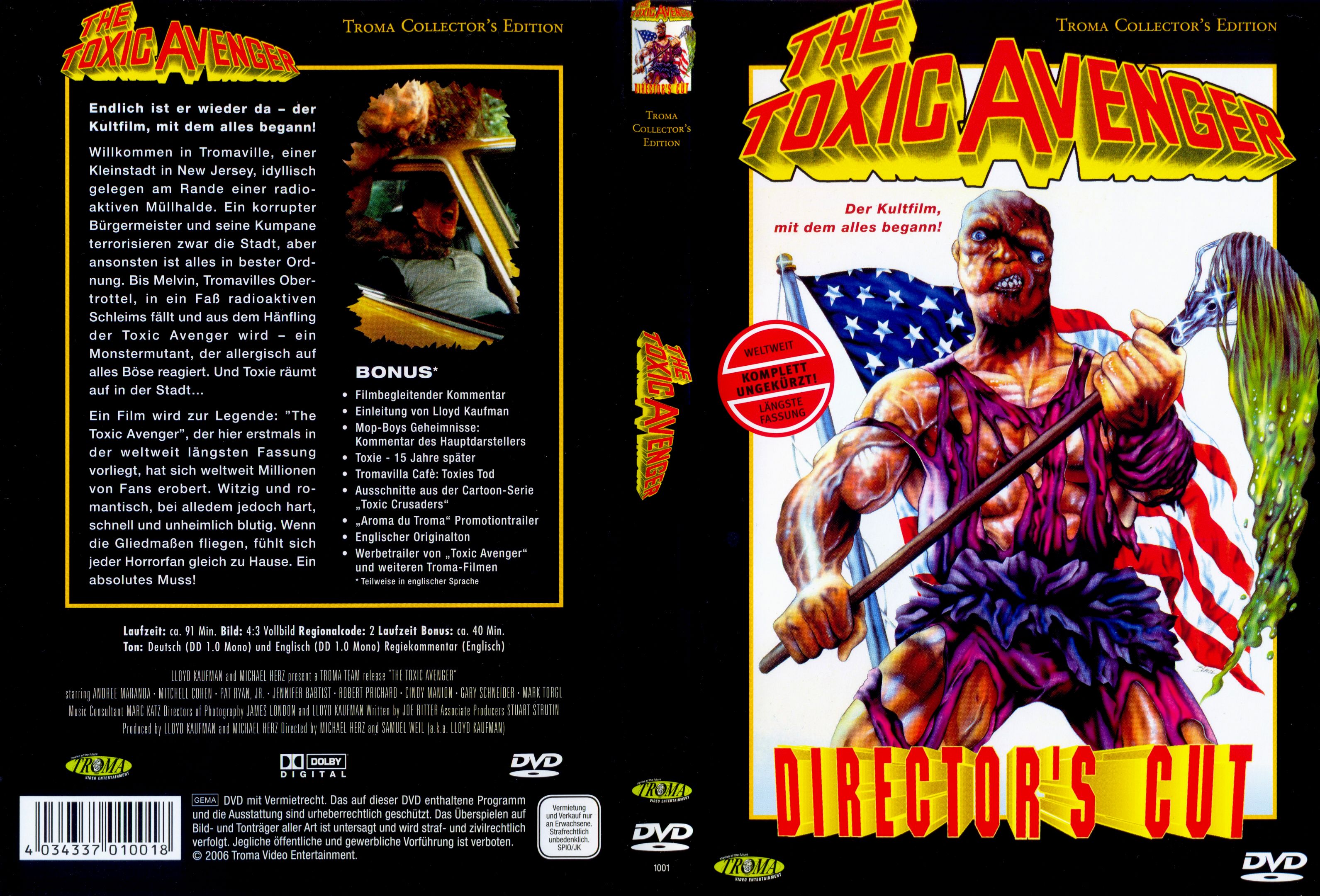 Amazon.com: The Toxic Avenger (21st Anniversary Edition