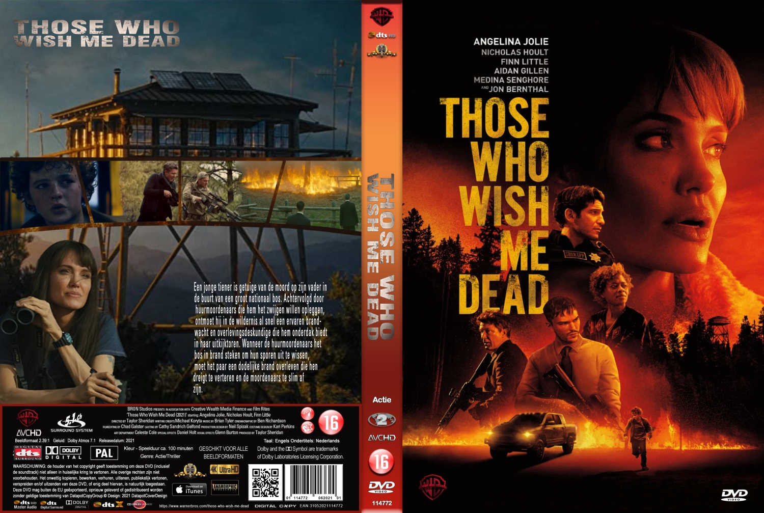 those who wish me dead (2021) DVD Cover | DVD Covers | Cover Century
