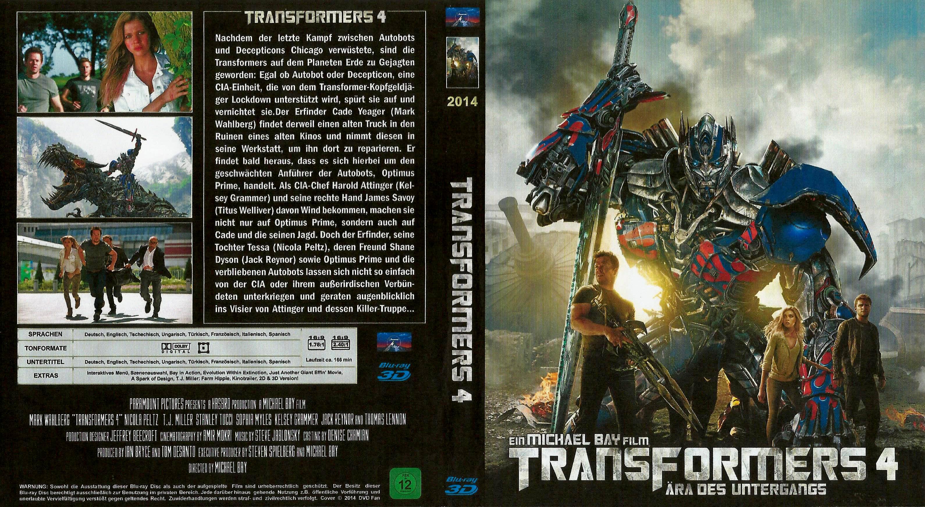 transformers 4 ara des untergangs blu ray