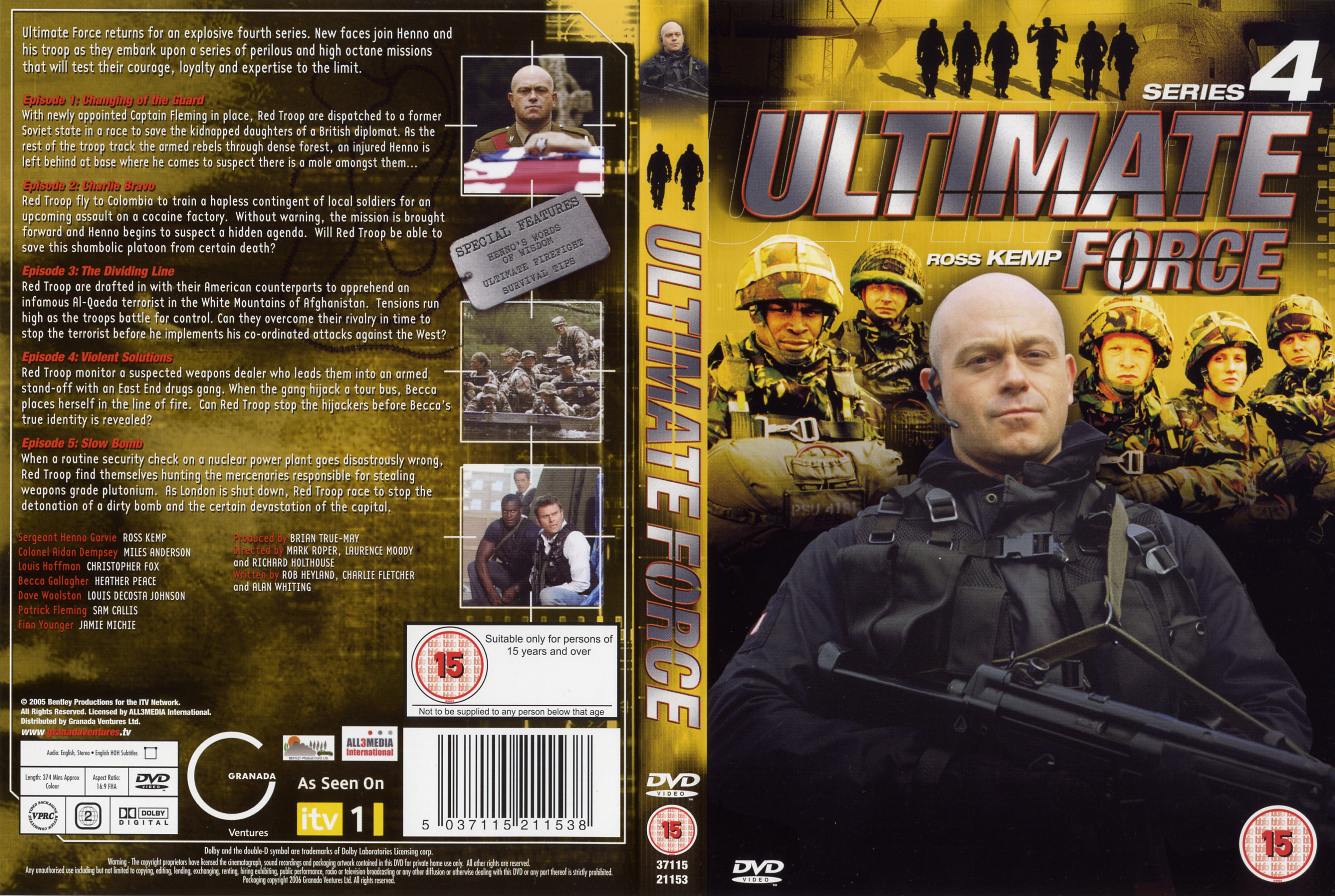 Ultimate Force Series 4 DVD Covers Cover Century Over 1 000 000 Ultimate Force Series 4 DVD Covers Cover Century Over 1 000 000