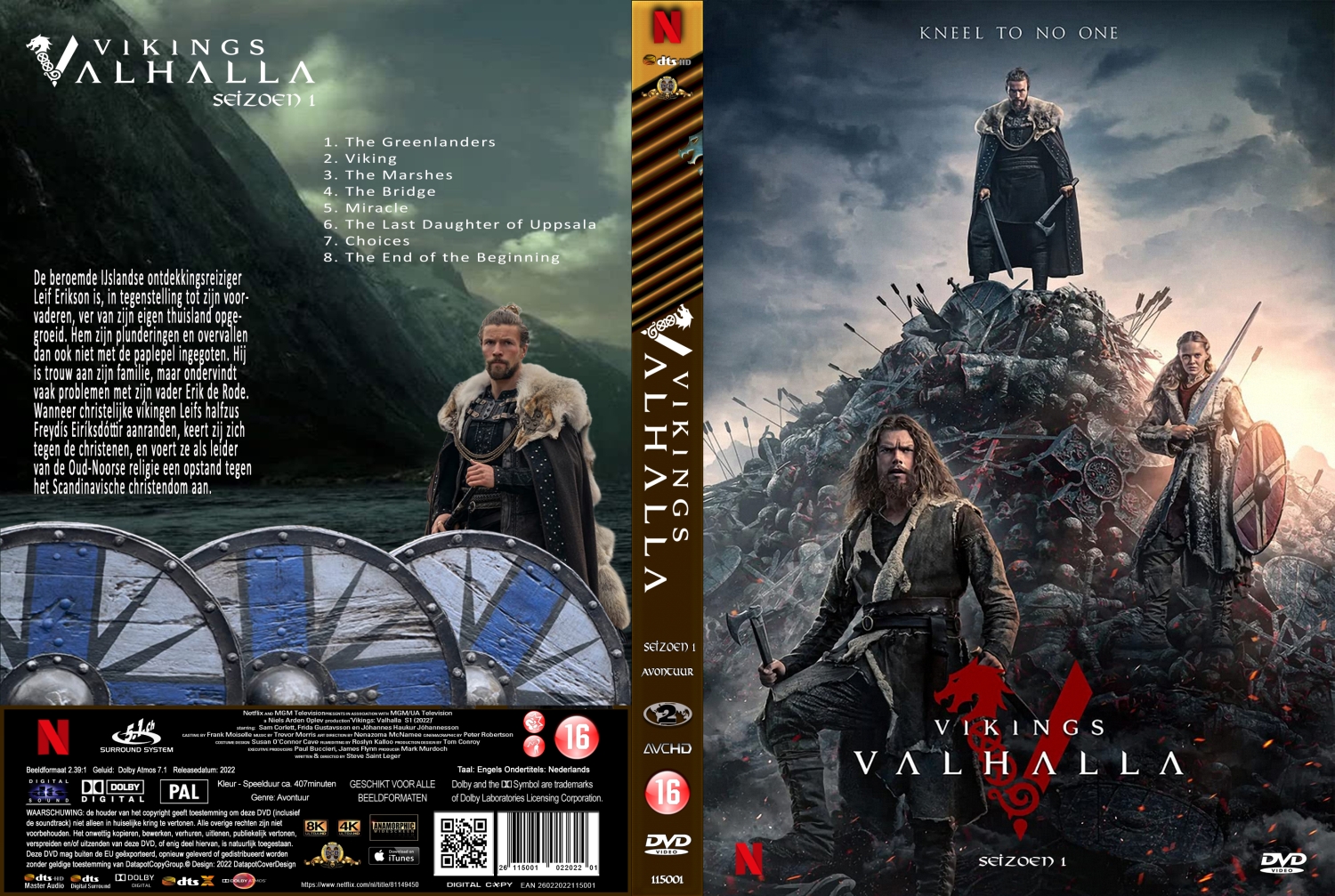 vikings valhalla  s1 (2022) DVD Cover