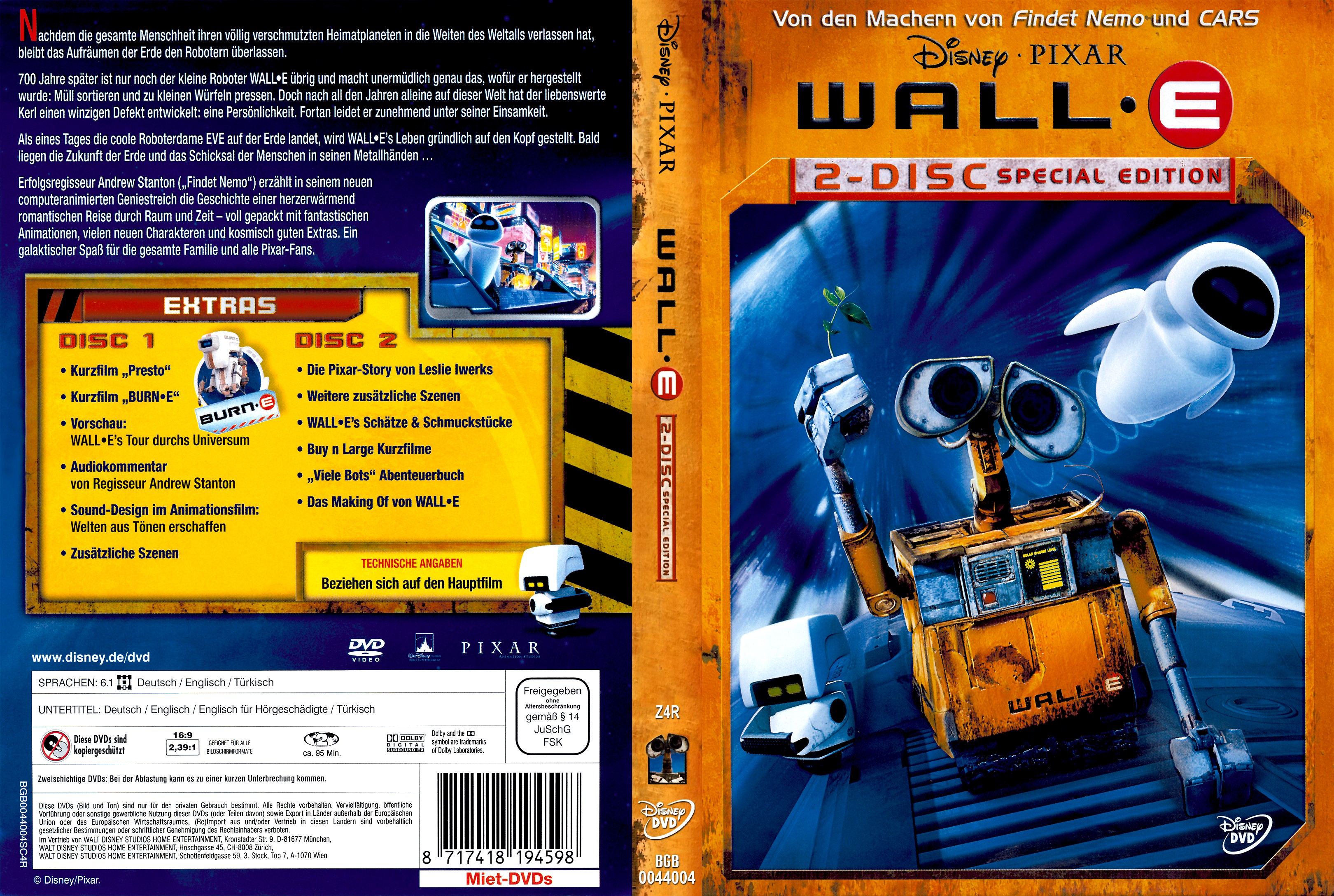 Wall E 2d Dvd Covers Cover Century Over 500 000 Album Art Covers For Free