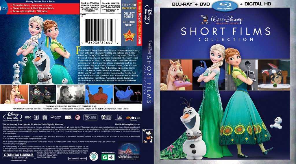 walt disney animation studios short films