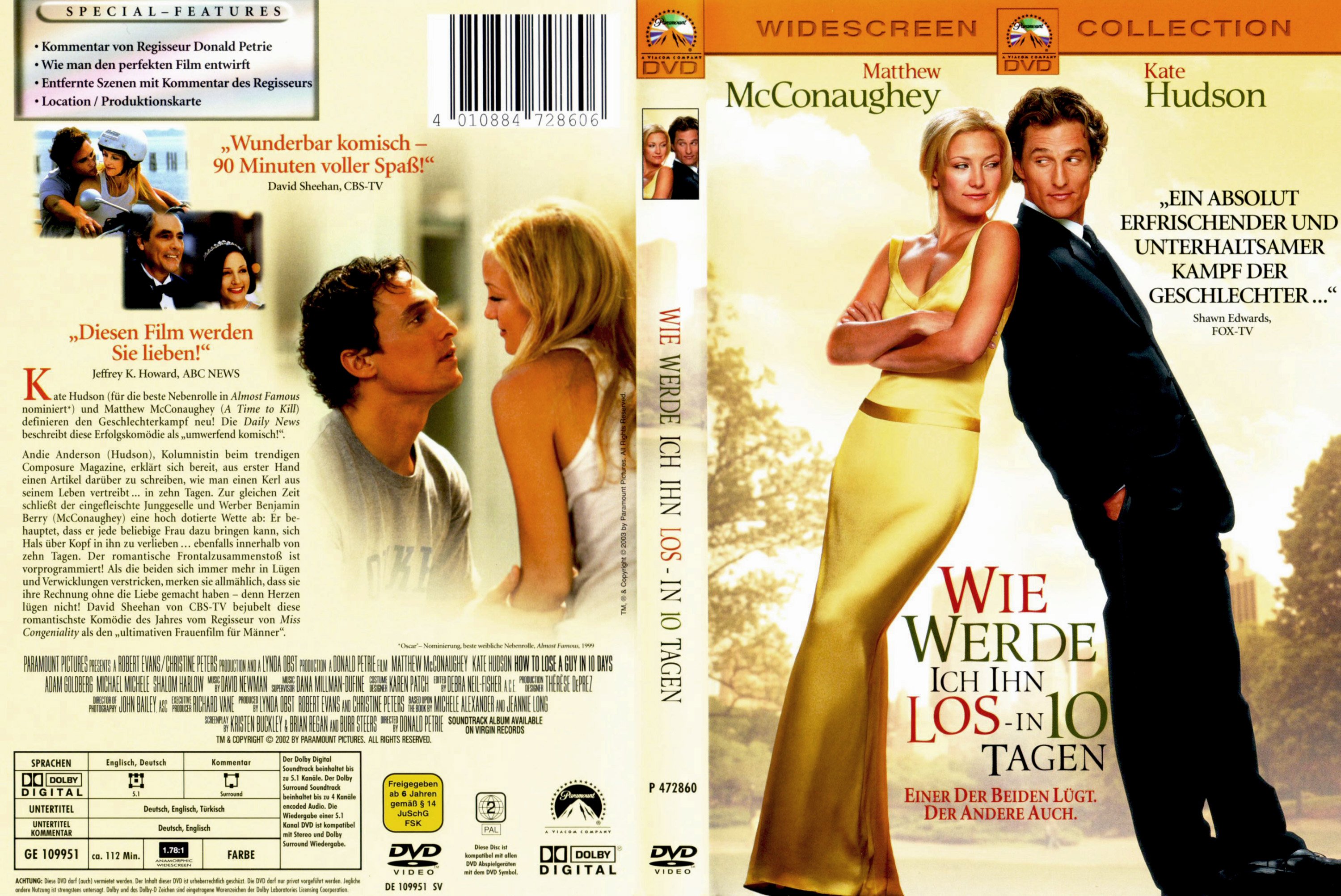 Wie werde ich ihn los in 10 Tagen DVD Covers Cover Century Over 1.000.000 Album Art covers
