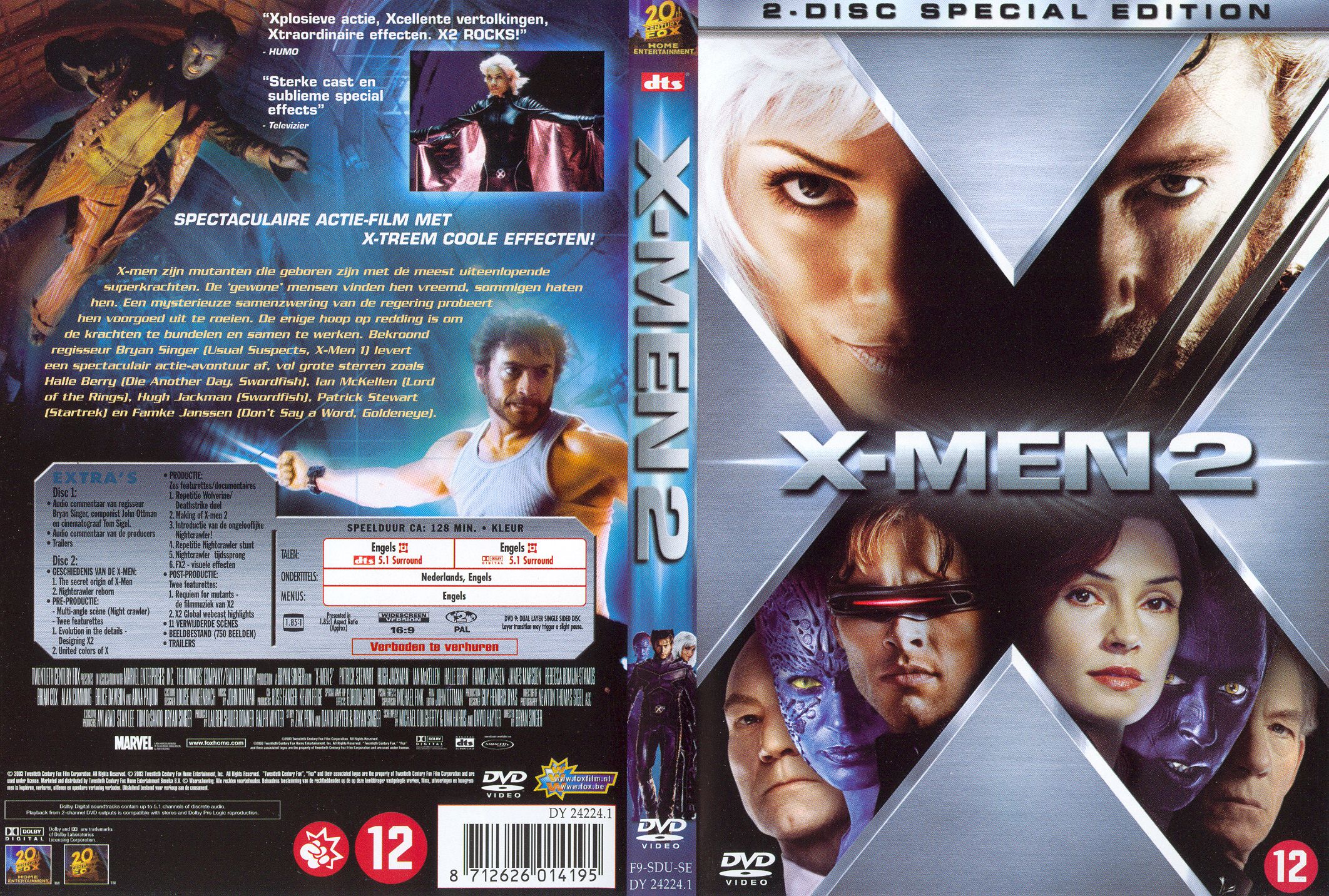 X Men 2 Pal Misc Dvd1 | DVD Covers | Cover Century | Over 1.000.000 Album  Art covers for free