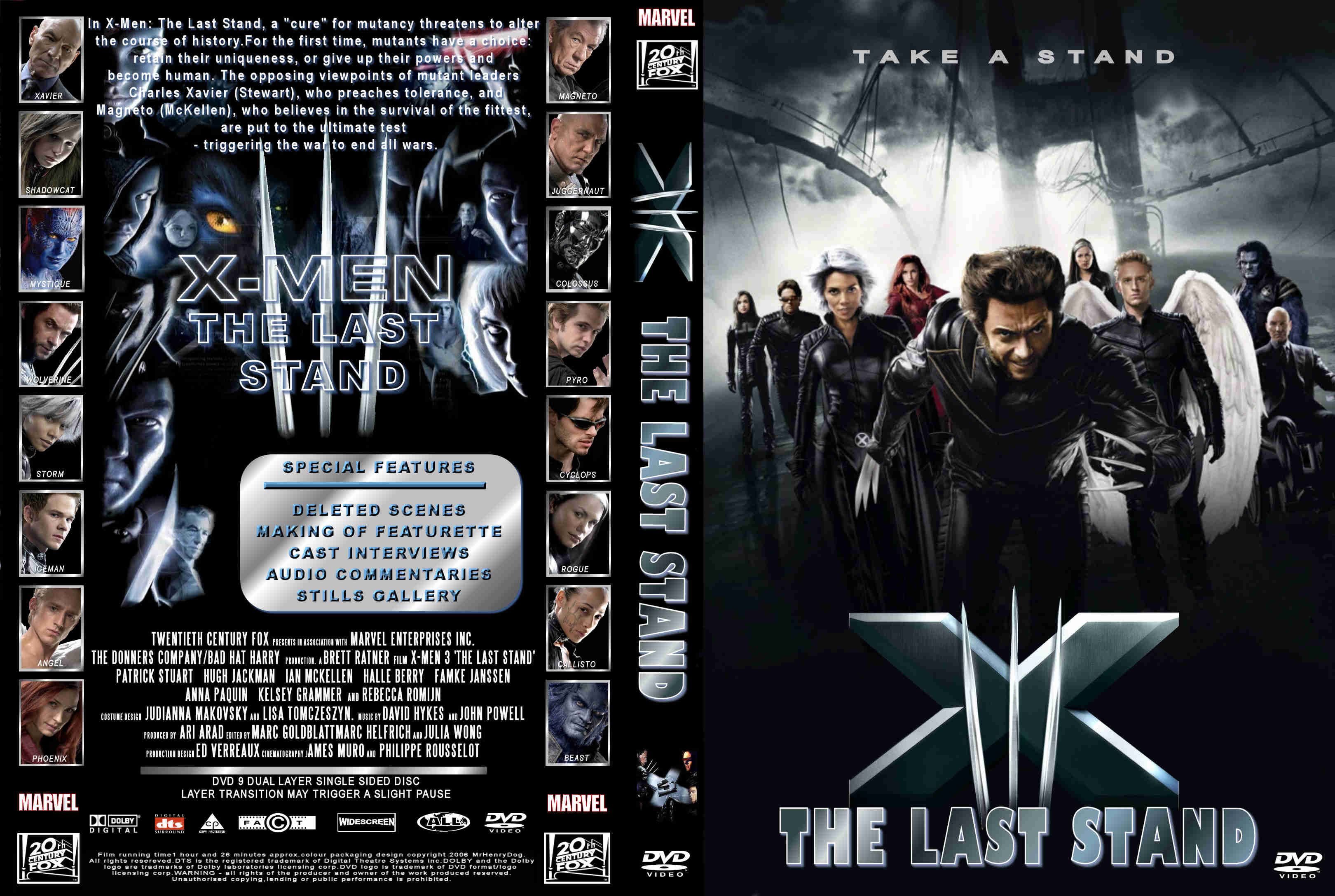 X Men 3 The Last Stand Dvd Us Custom Dvd Covers Cover Century Over 500 000 Album Art Covers For Free