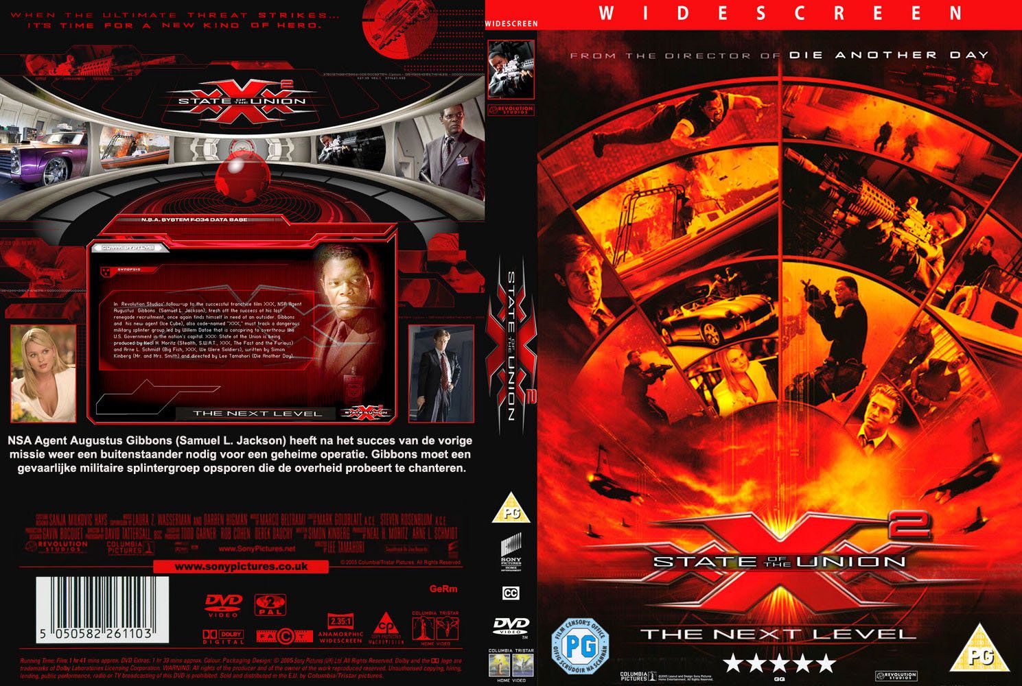 XXX STATE OF THE UNION DVD WIDESCREEN SPECIAL EDITION MOVIE