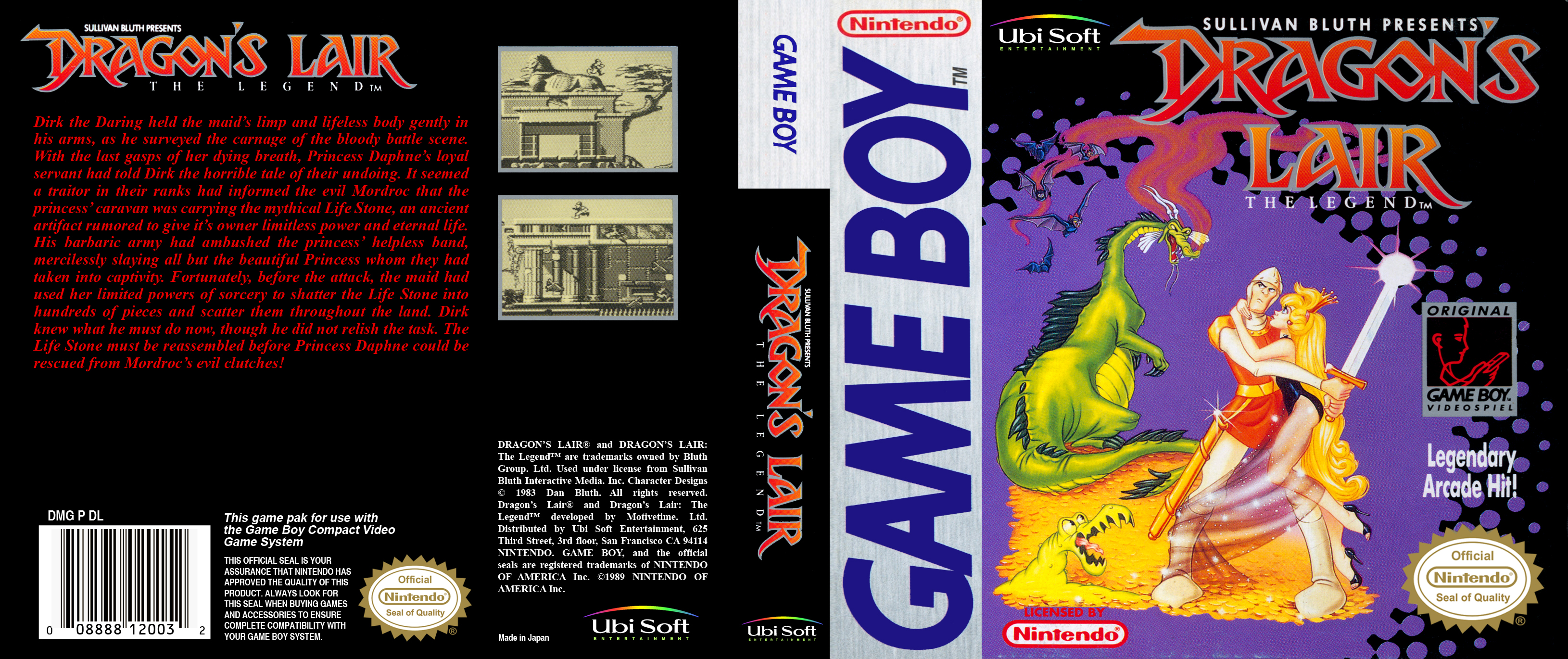 Dragon Slair Gameboy Covers Cover Century Over 500 000 Album Art Covers For Free