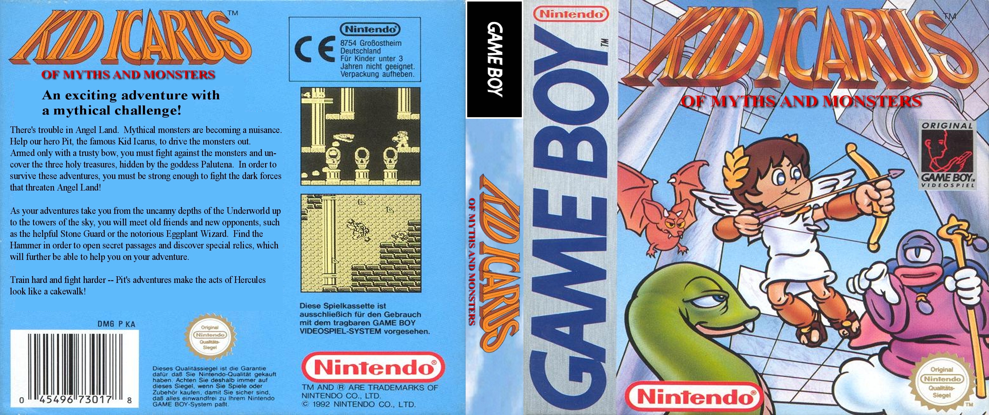 Kid Icarus | Gameboy Covers Cover Century | Over 1.000.000 Album Art covers free