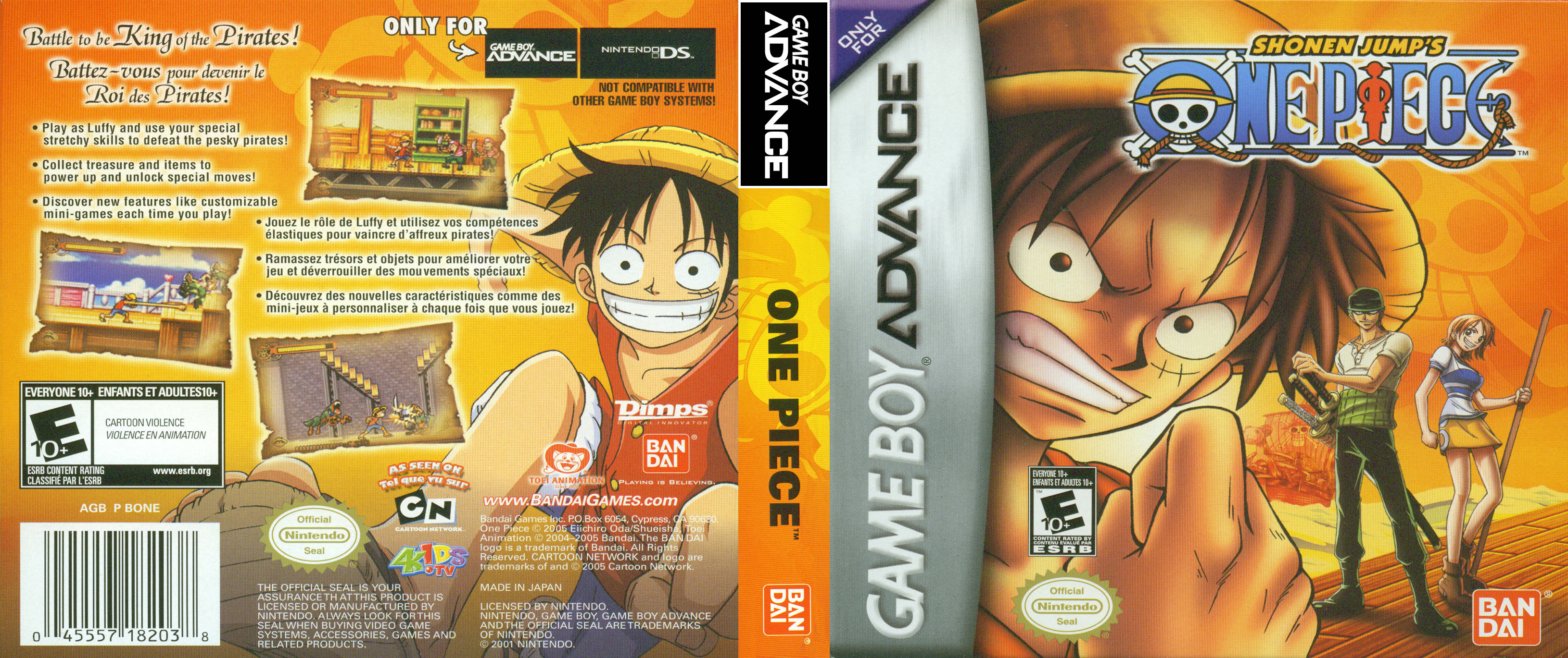 One Piece Gameboy Advance Covers Cover Century Over 1 000 000 Album Art Covers For Free