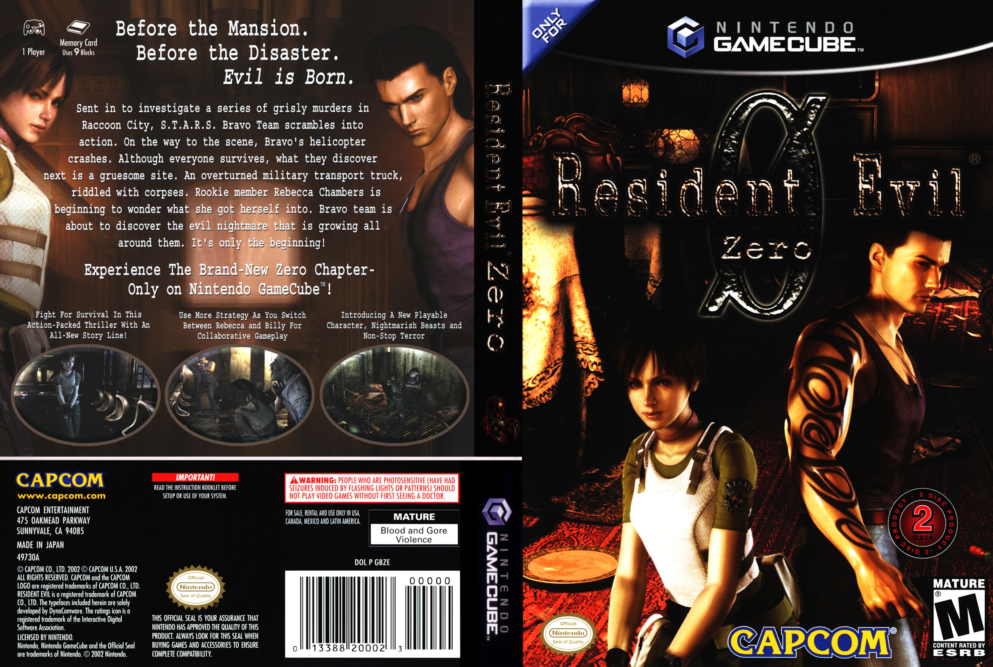 Resident Evil Zero Gamecube Covers Cover Century Over 1 000 000 Album Art Covers For Free