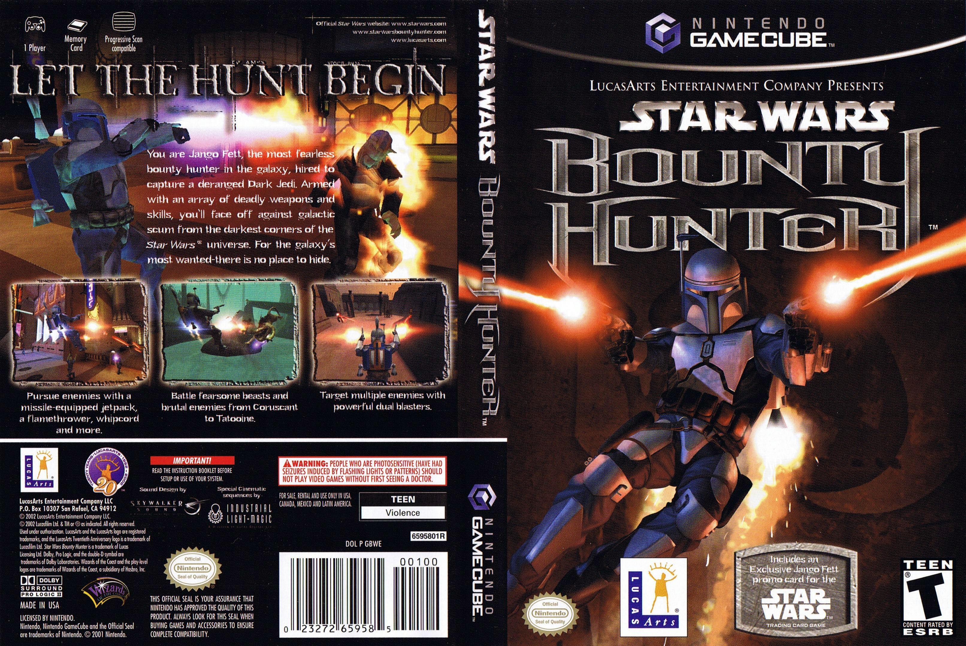 star wars bounty hunter gamecube