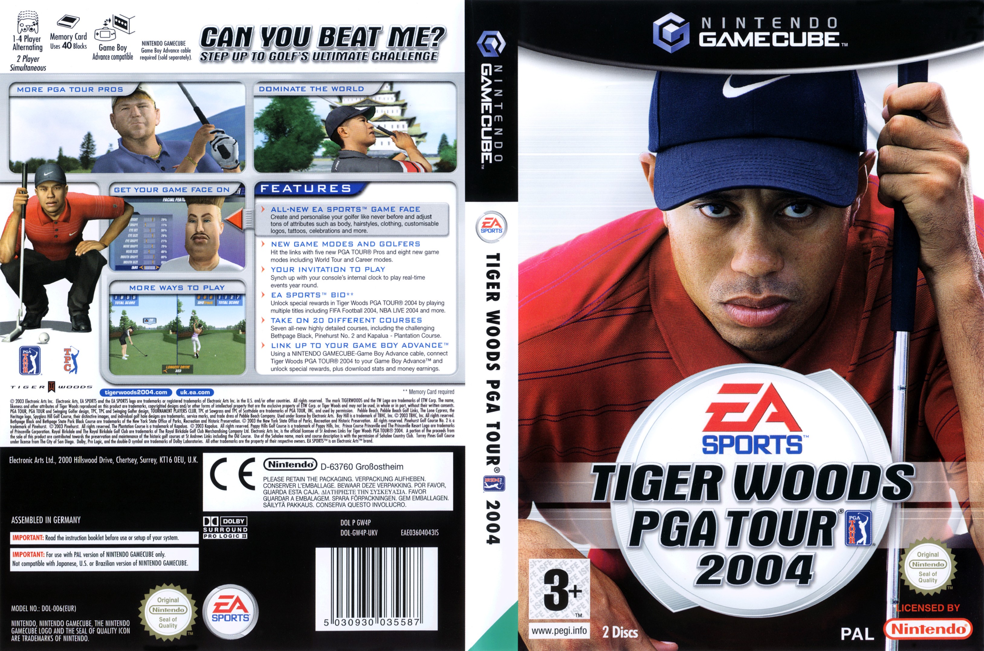 tiger woods pga tour 2004