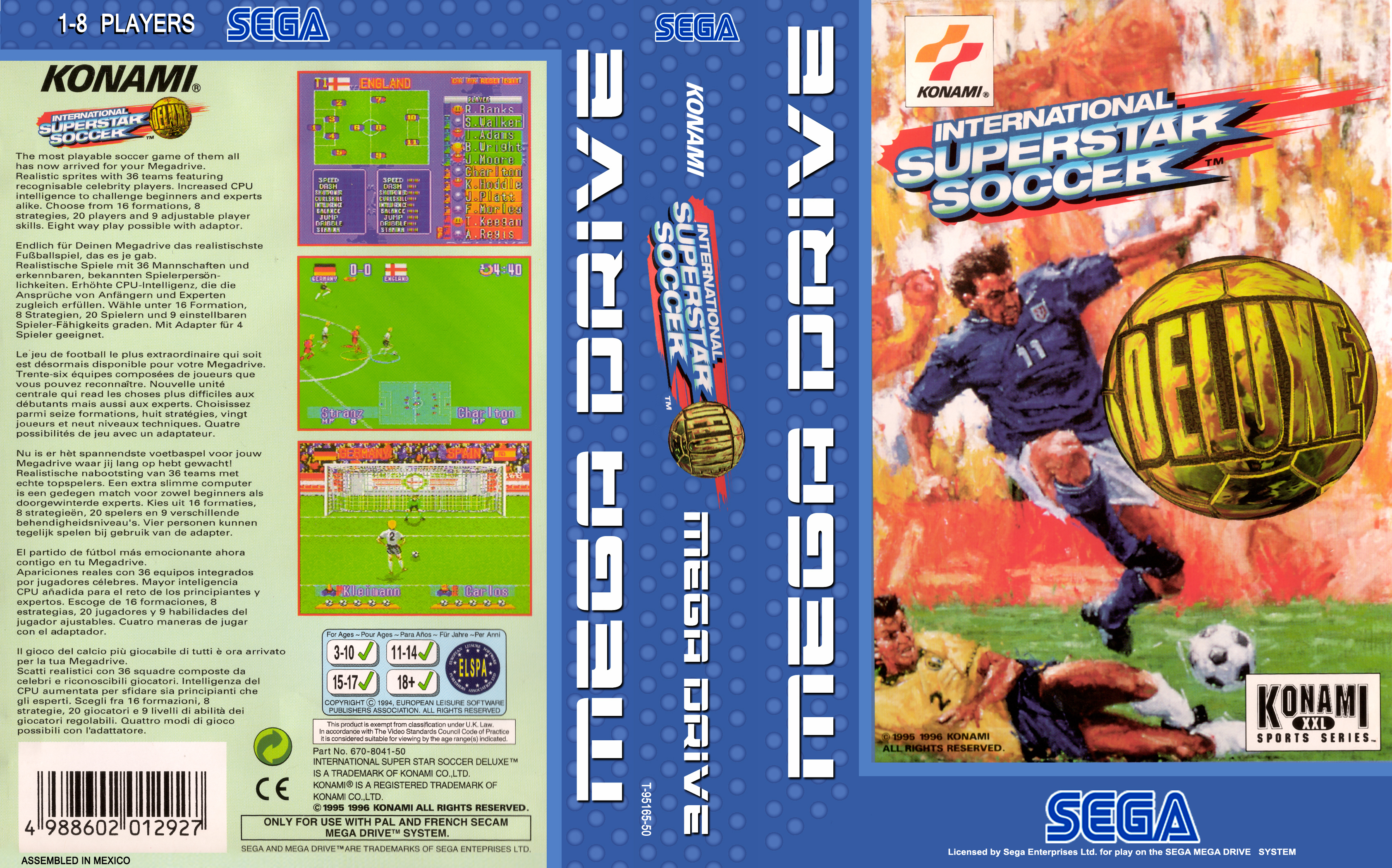 International Superstar Soccer Deluxe Genesis Covers Cover Century Over 500 000 Album Art Covers For Free