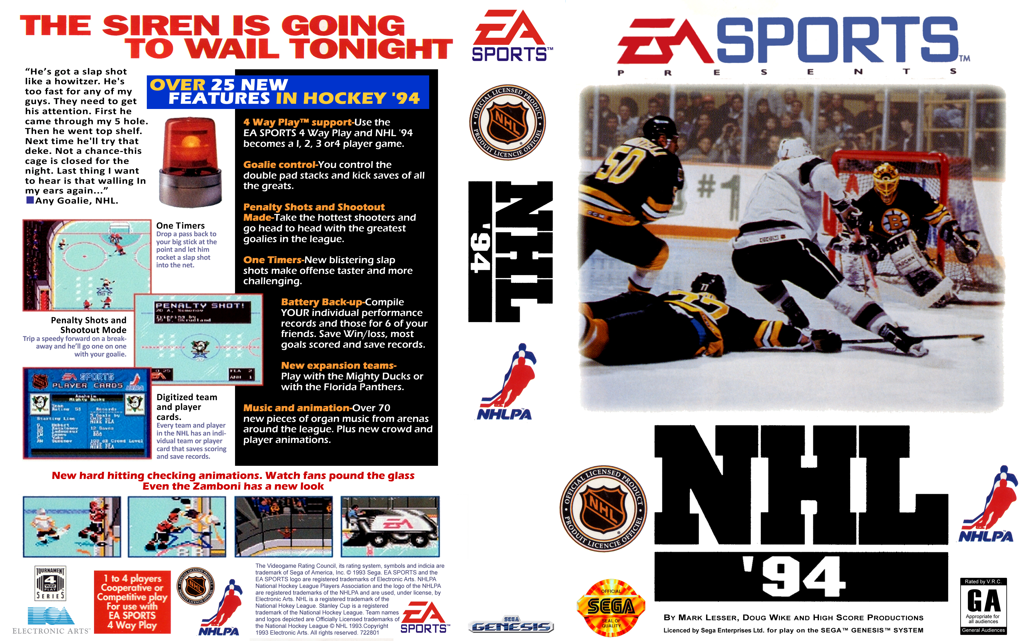 NHL 94 Sega. NHL 94. NHL 94 Rewind.