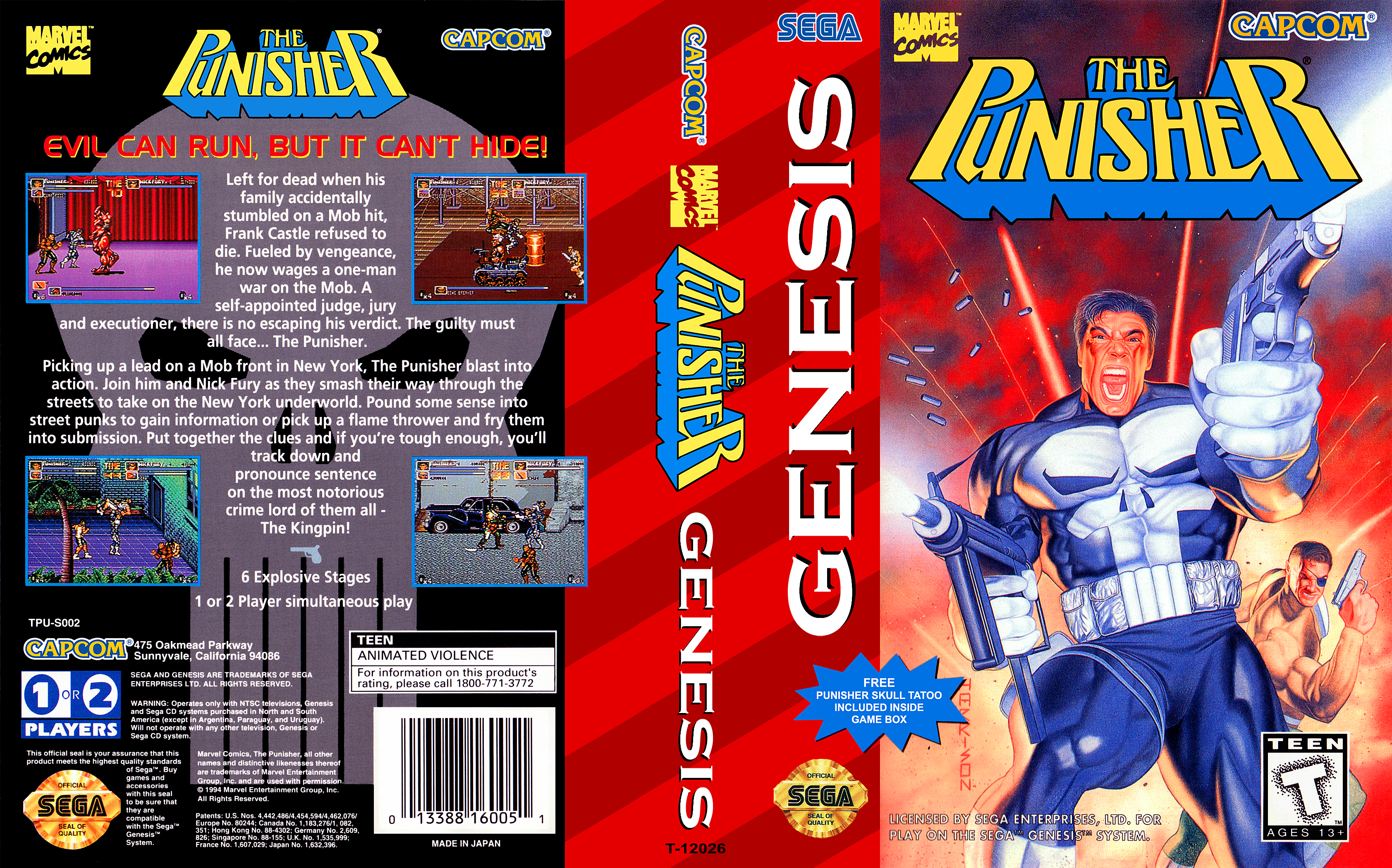 punisher sega genesis