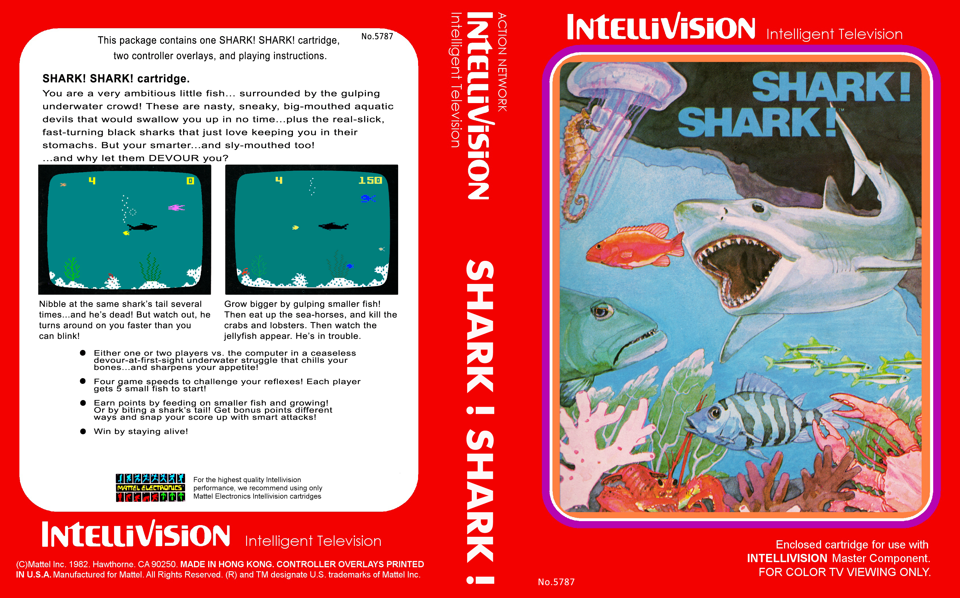 shark shark intellivision