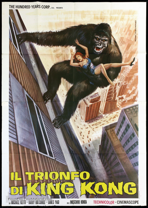 king kong vs godzilla italian