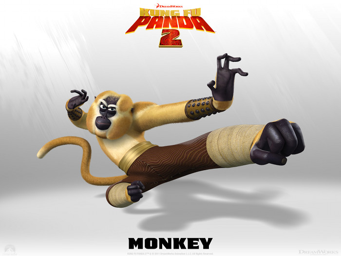 kung fu panda II monkey