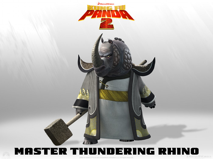 kung fu panda II rhino