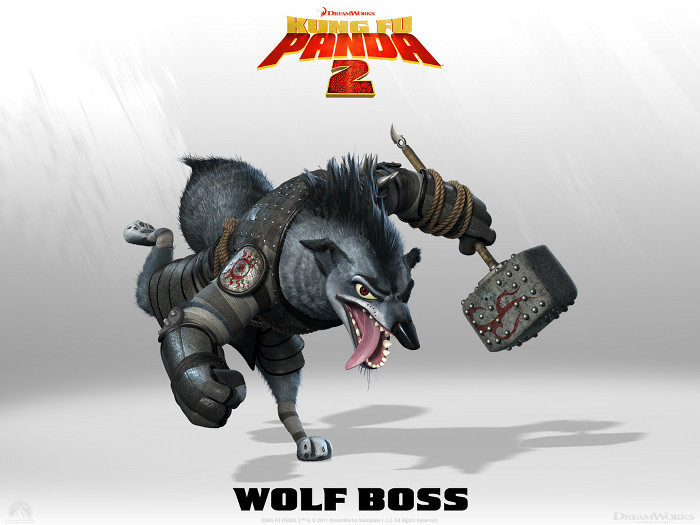kung fu panda II wolf