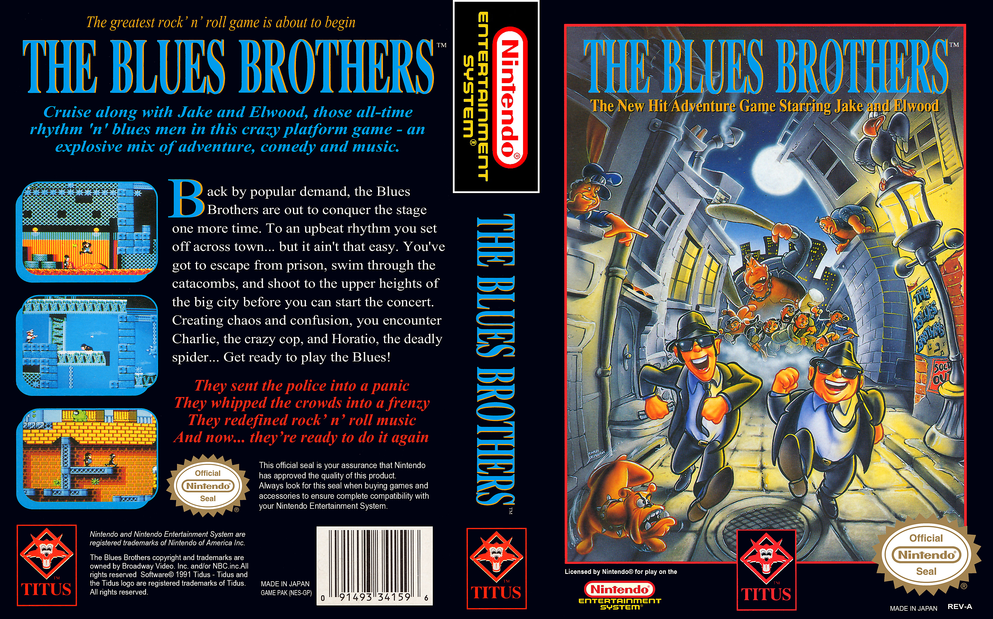 blues brothers nes