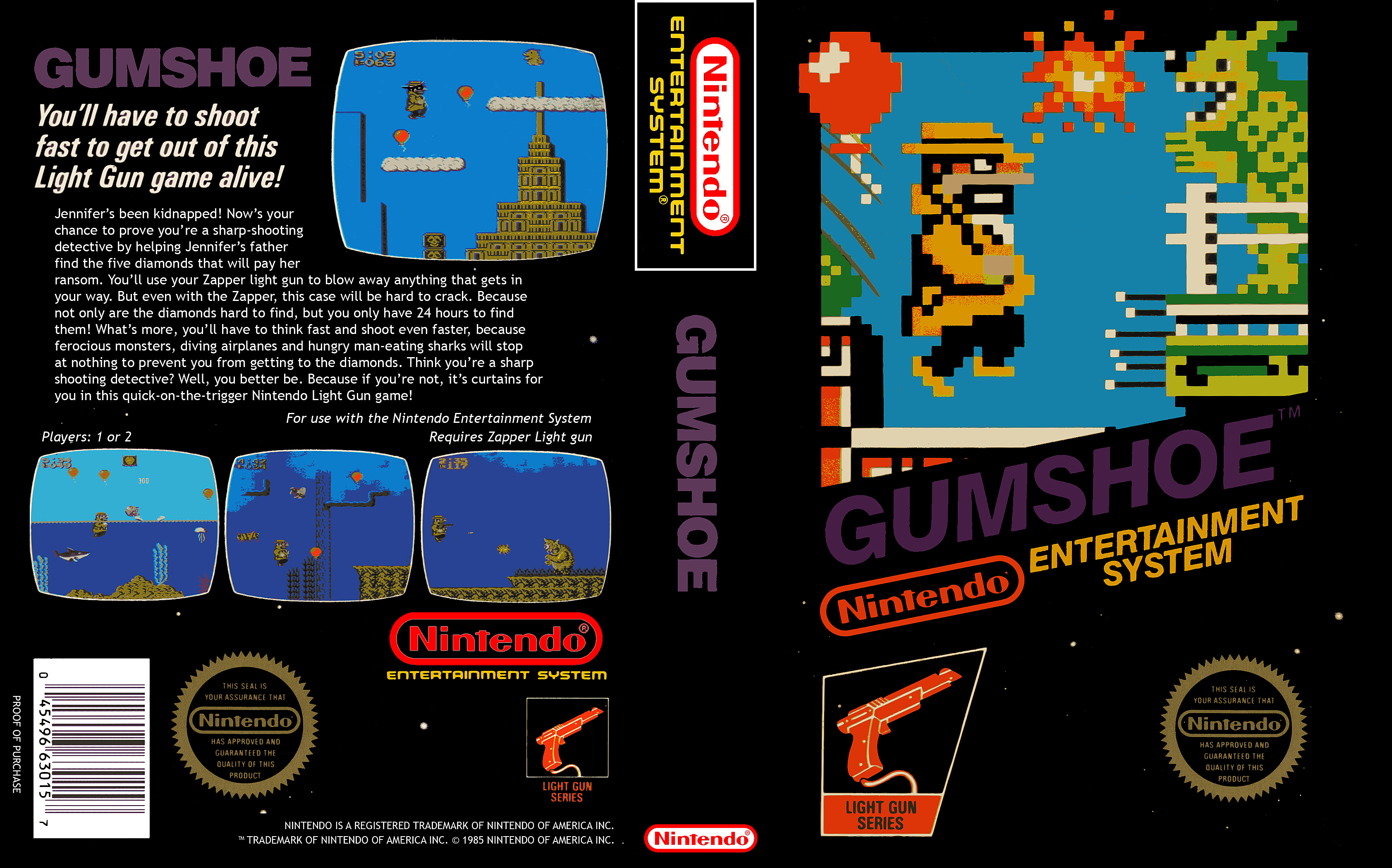 gumshoe nes