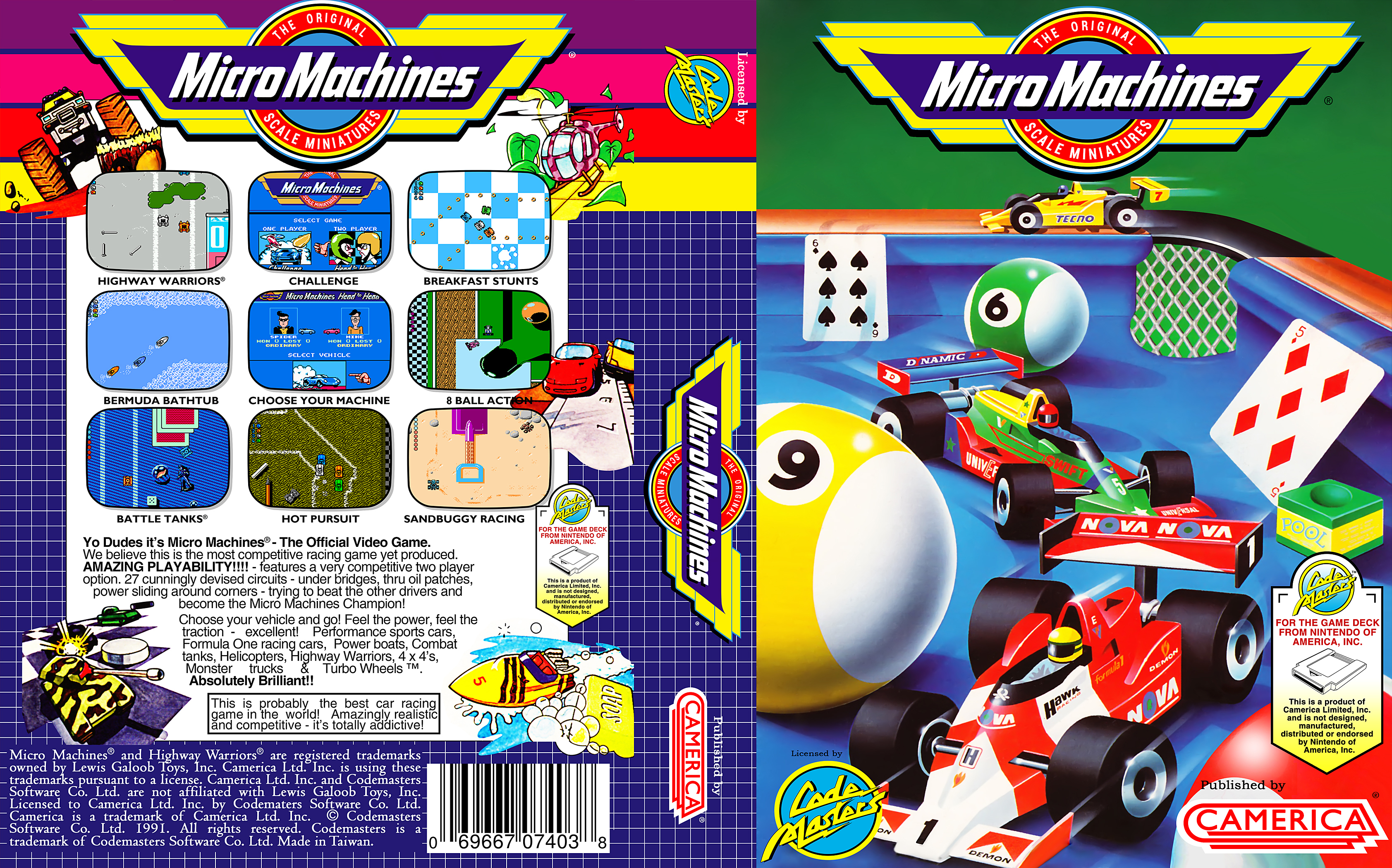 micromachines nes