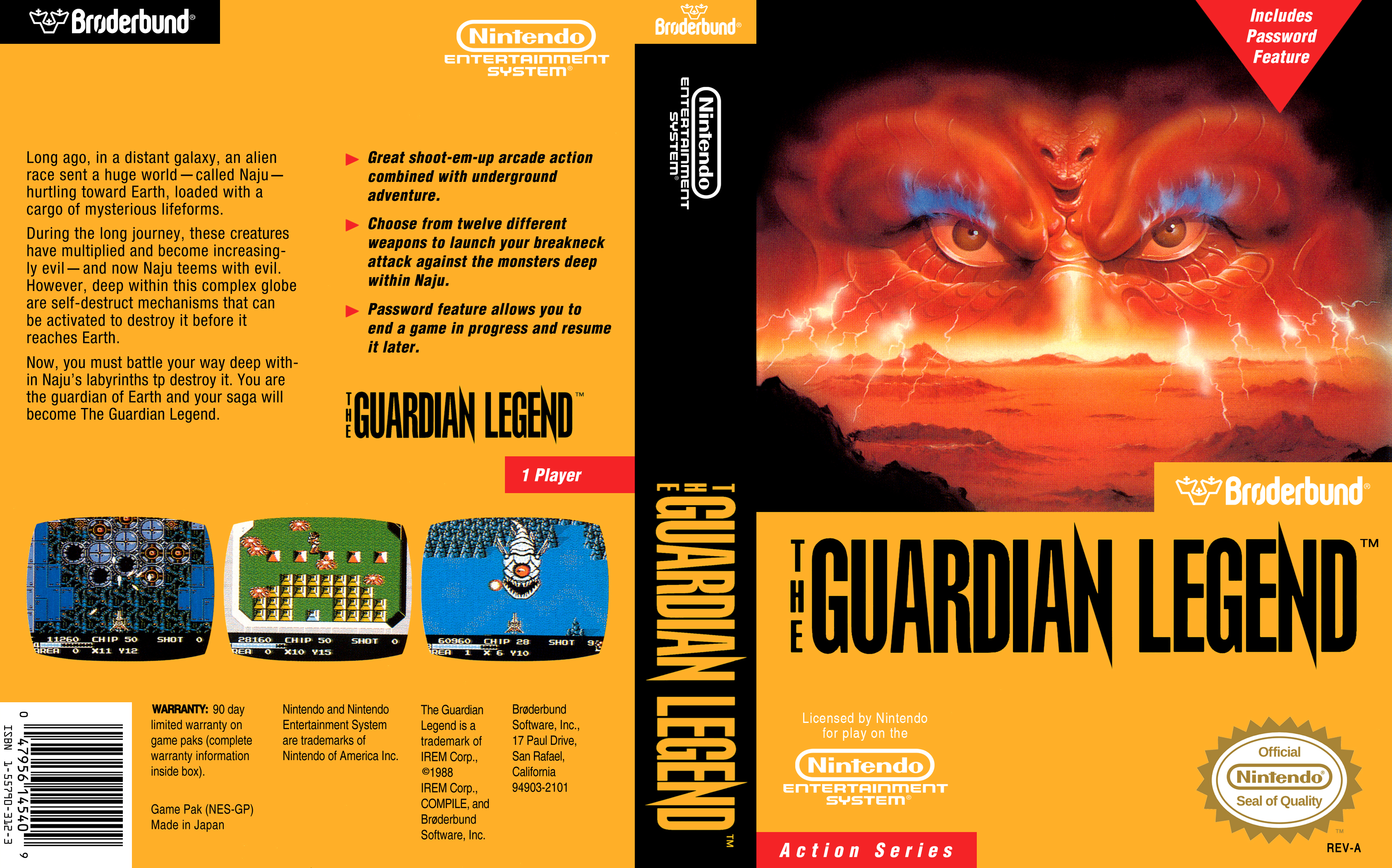 the guardian legend nes