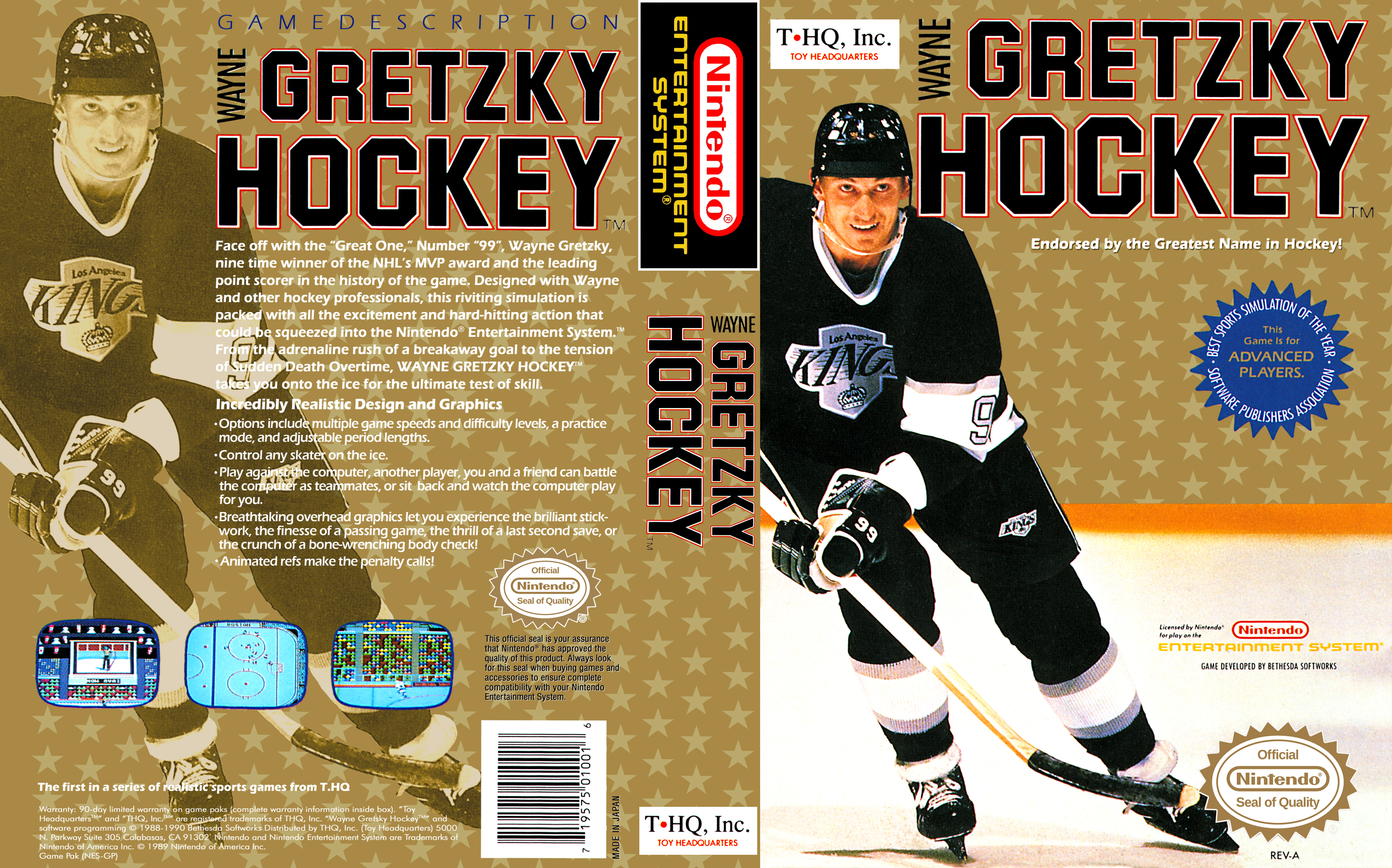 Wayne gretzky hockey shop nes