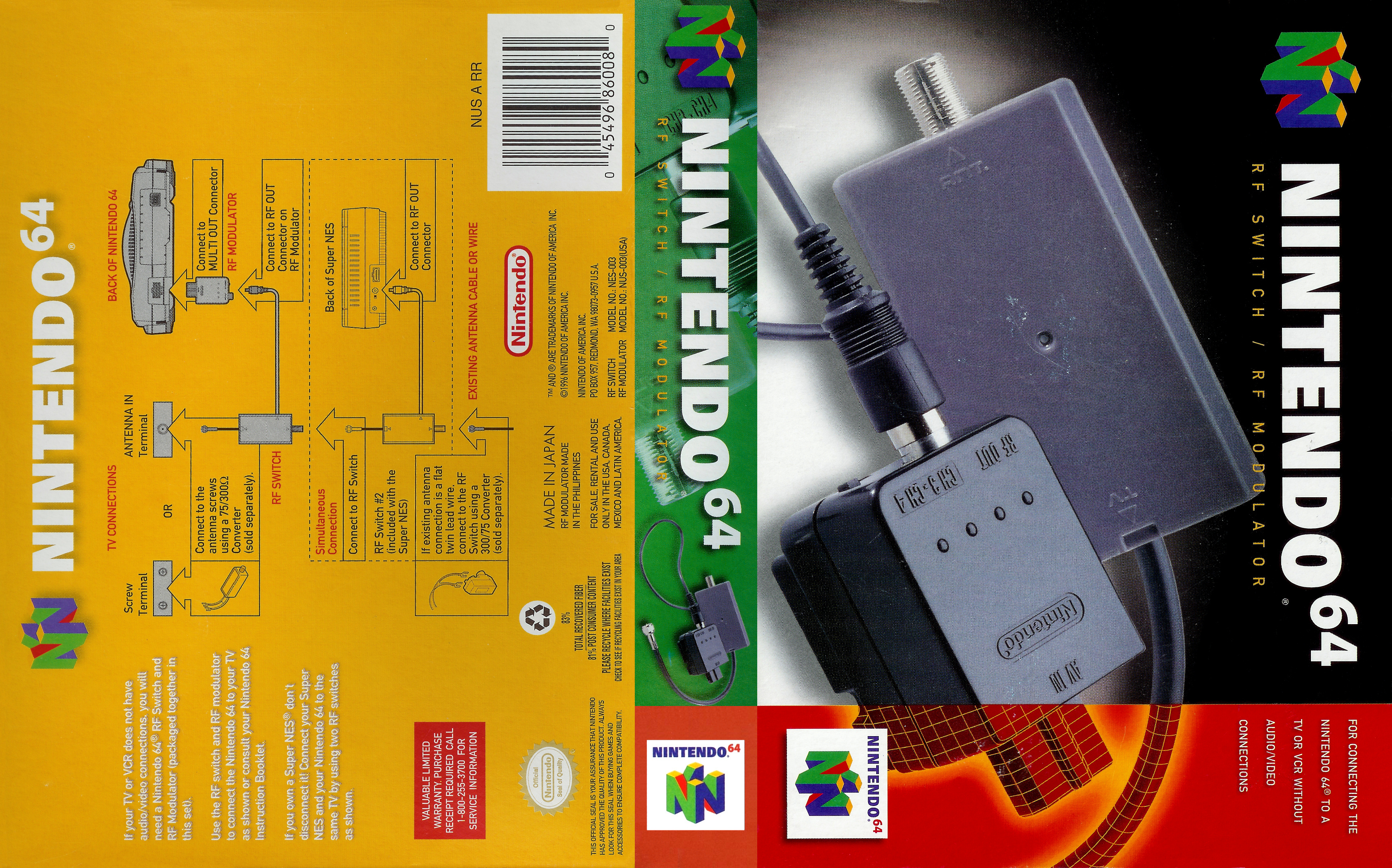 Rf Modulator Nintendo 64 Covers Cover Century Over 500 000 Album Art Covers For Free Rf Modulator Nintendo 64 Covers Cover Century Over 500 000 Album Art Covers For Free